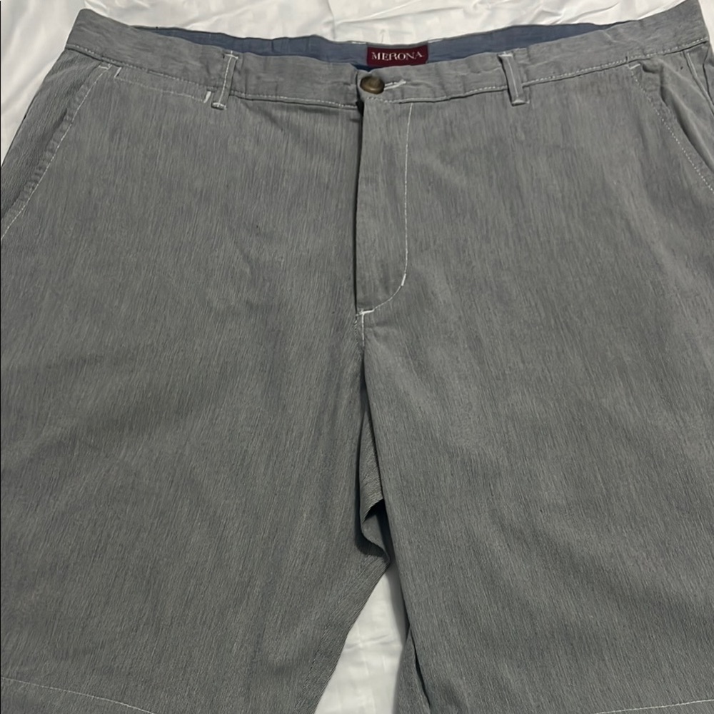 Merona Gray Flat Front Shorts with Classic Design